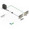 LINDY ADATTATORE CAVO DISPLAYPORT/DVI-D, M/F, ATTIVO, 15CM