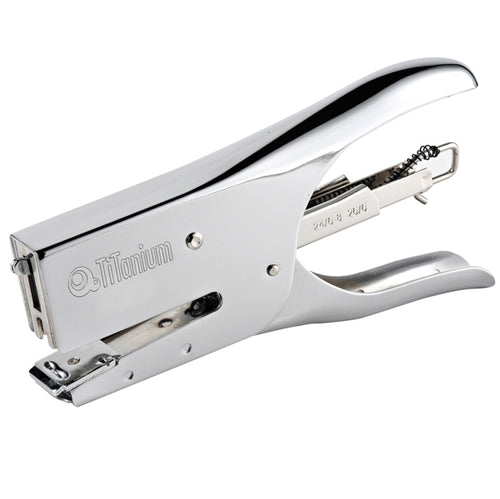 Cucitrice A Pinza 24/6 - 26/06 Acciaio Cromato Titanium