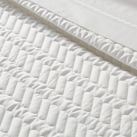 Copriletto Trapuntato Hydra ! Caleffi In Raso Di Cotone Matrimoniale  - Eleganza e Comfort