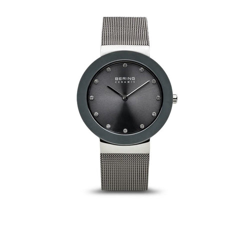 Bering Orologio Sale argento brilliante