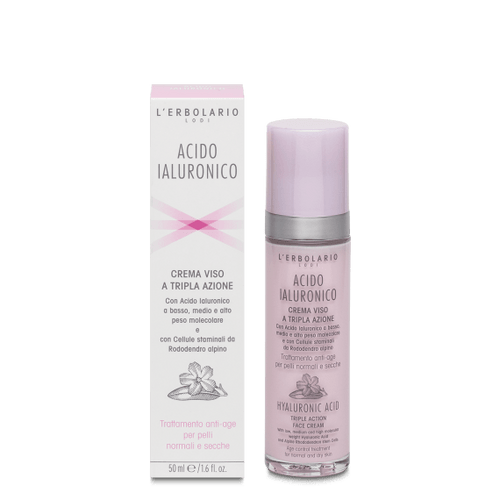 Crema Viso per Pelli Normali e Secche Acido Ialuronico 50ml