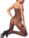 Bodystocking Aperto Nero Rete
