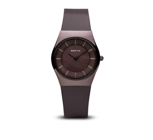 Bering Orologio Classic marrone brilliante