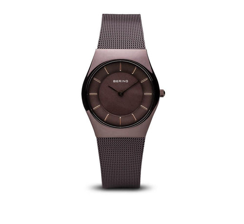 Bering Orologio Classic marrone brilliante