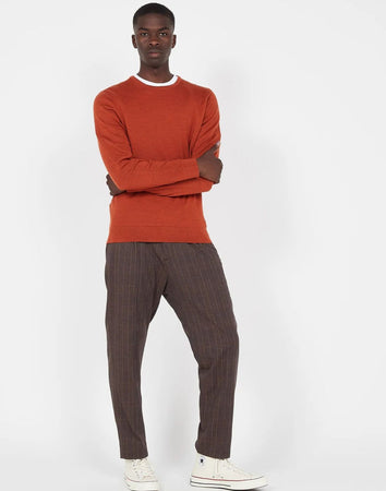 calvin klein MAGLIONE SUPERIOR WOOL CREW da uomo