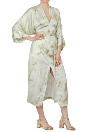 OTTOD'AME Ottod'ame - Abito - 450363 - Verde/Sabbia da donna