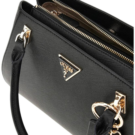 Guess borsa a mano nera saffiano NOELLE HWZG9672070BLA