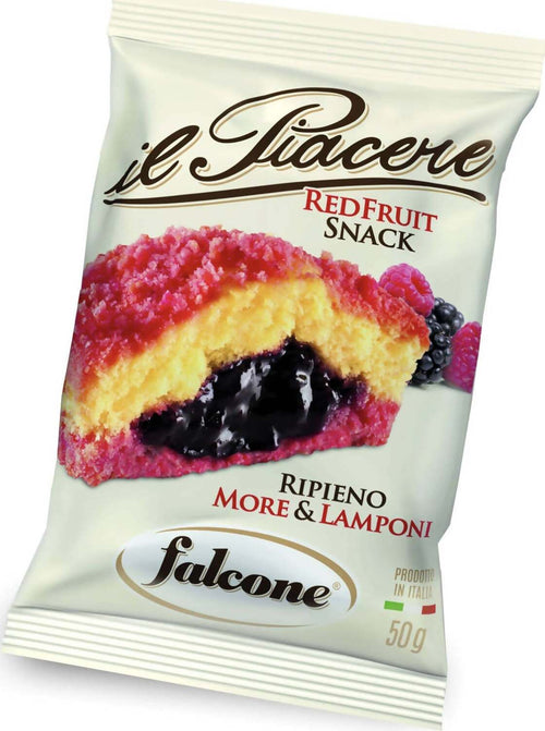 72x Il Piacere Red Fruit Snack Dolciaria Falcone 50gr. Merendina Ripiena di More e Lamponi Merendine ai Frutti di Bosco Confezione Da 72 Pz. Made in Italy Alimentari e cura della casa/Snack dolci e salati/Biscotti/Alla frutta Non solo alimenti - Albano Laziale, Commerciovirtuoso.it