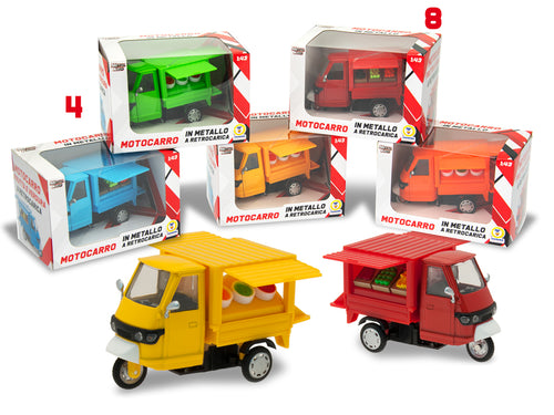 Metal Kids - Motocarro in Metallo Retrocarica
