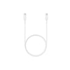 CAVO DATI/CARICA PER SMARTPHONE TYPE-C / TYPE-C SAMSUNG 3A 1M EP-DA705BWEGWW WHITE