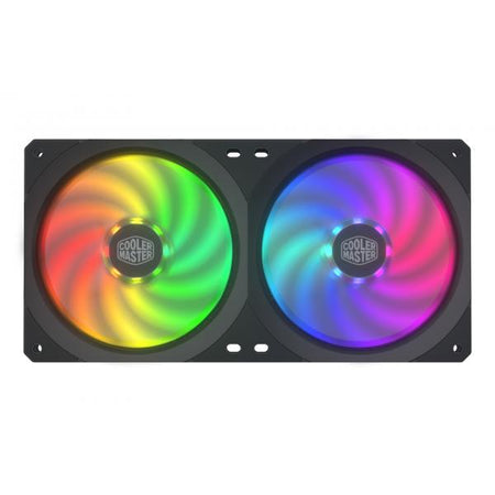 Ventola per case MasterFan SF240R ARGB 240x120x25 4-Pin (PWM) 3-Pin ARGB controller incluso