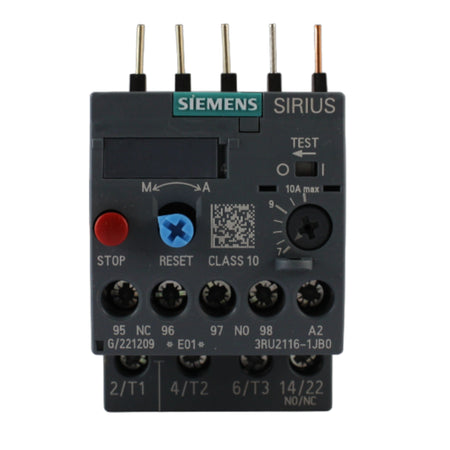 Siemens Relè di Sovraccarico 7-10A S00 Classe 10 Montaggio su Contattore