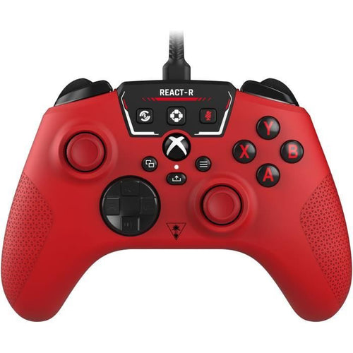 Controller di gioco cablato - TURTLE BEACH - REACT-R - Rosso - Xbox e Windows