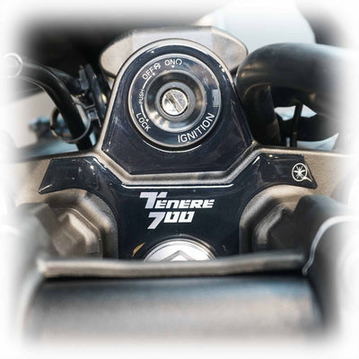 Adesivo 3D Protezione Piastra Sterzo moto compatibile con Yamaha Tenere 700 2025