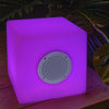 Lampada a led cubo speaker per uso interno ed esterno