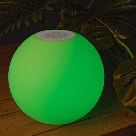 Lampada a led sfera speaker per uso interno ed esterno Ø 25 a - h 25 cm