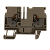 Morsetto passante beige 6mmq 1 piano 2 conduttori Weidmuller