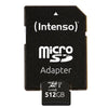 INTENSO MEMORY CARD MICRO SD 512GB UHS-I PREMIUM Up to 90 Mb/s