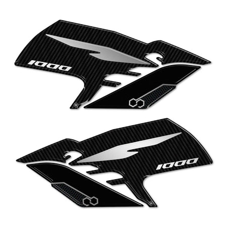 Adesivi 3D Protezioni Laterali Serbatoio compatibili con Honda Hornet 1000 2025