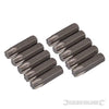 Punte in acciaio cromo vanadio con codolo esagonale 1/4 a taglio - PH - PZ - esagonale - T Silverline