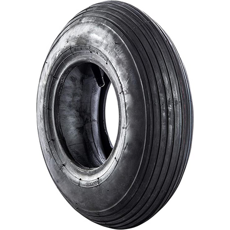 Pneumatico rigato 4 tele con camera d'aria portata 275kg