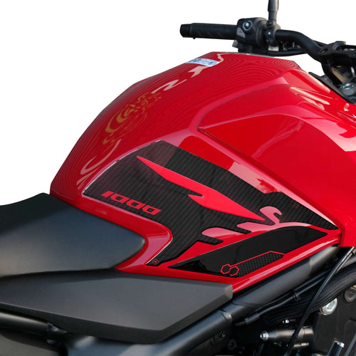Adesivi 3D Protezioni Laterali Serbatoio compatibili con Honda Hornet 1000 2025