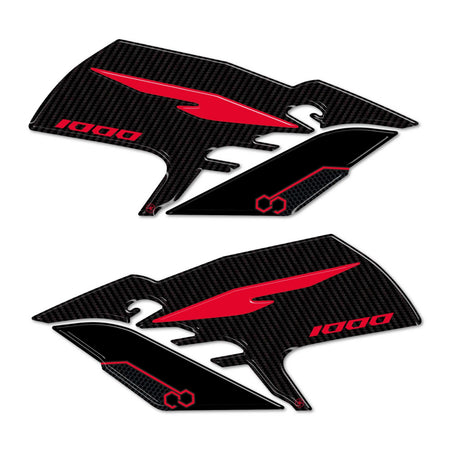 Adesivi 3D Protezioni Laterali Serbatoio compatibili con Honda Hornet 1000 2025