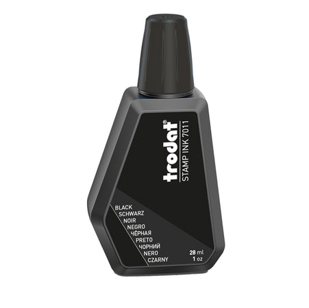 Inchiostro Nero 28Ml Per Timbro In Gomma 7011 Trodat