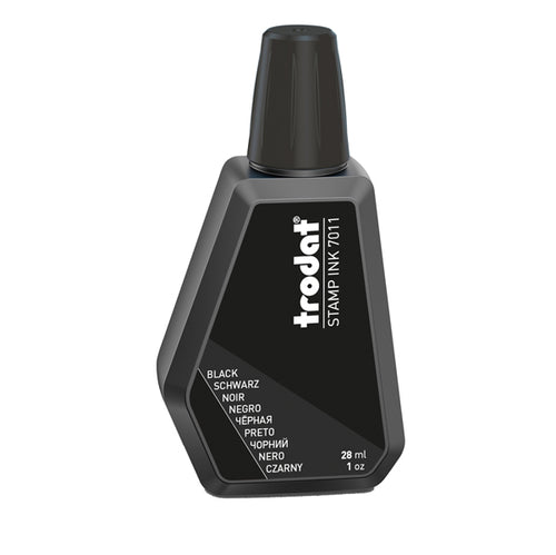 Inchiostro Nero 28Ml Per Timbro In Gomma 7011 Trodat