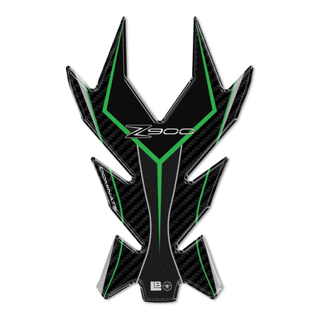 Adesivo gel 3D Protezione Paraserbatoio compatibile con Kawasaki Z900 2018-2025