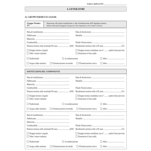 Libretto Impianto Climatizzazione Lombardia 297X210Mm 48Pag E2621Lo Edipro
