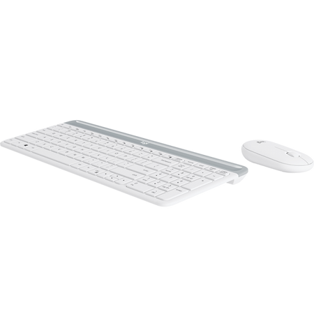 Logitech MK470 tastiera Mouse incluso RF Wireless QWERTZ Tedesco Bianco