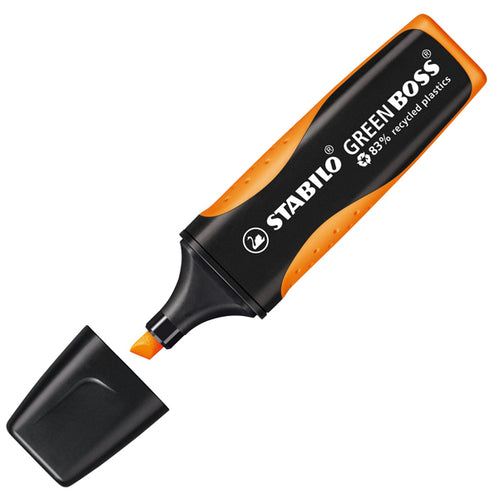 Evidenziatore Stabilo Green Boss 83Recycled Arancio