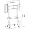 Supporto a pavimento per TV da 60'' a 105''