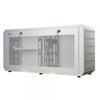 Armadio rack 19'' Ghost con porta grigliata Bianco
