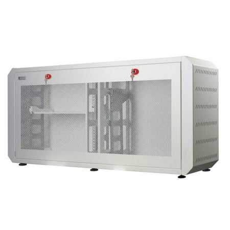 Armadio rack 19'' Ghost con porta grigliata Bianco