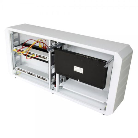 Armadio rack 19'' Ghost con porta grigliata Bianco
