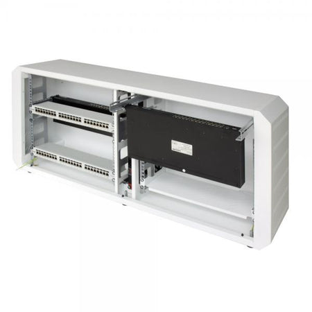 Armadio rack 19'' Ghost con porta grigliata Bianco