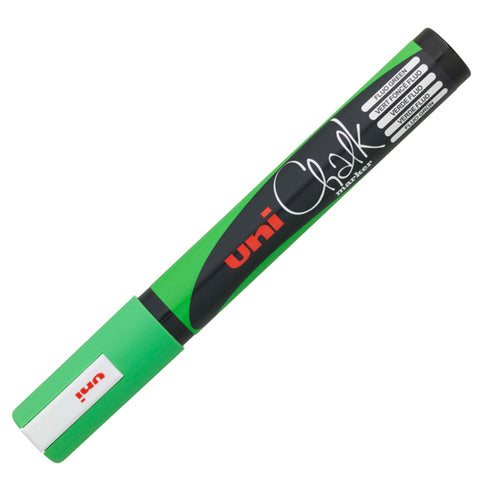 Marcatore A Gesso Liquido Uni Chalk P.Tonda Verde Fluo Uni Mitsubishi