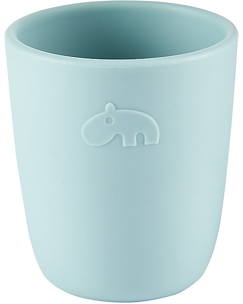 Bicchiere Mini Mug, Celeste - 100% Silicone Alimentare Done By Deer