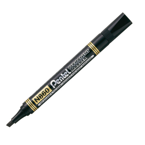 Marcatore Permanente N860 Nero Punta Scalpello Amiko Pentel
