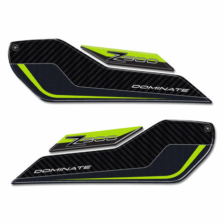 Adesivi 3D Protezioni Laterali Serbatoio compatibili con Kawasaki Z900 2018-2024
