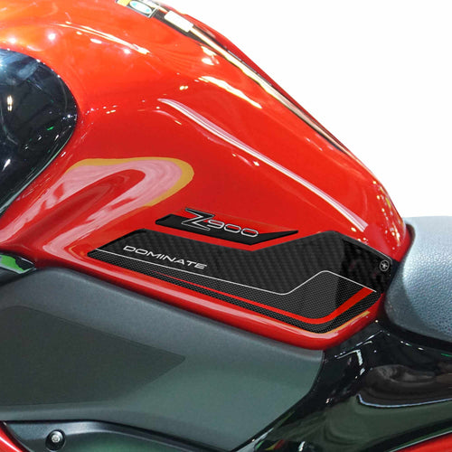 Adesivi 3D Protezioni Laterali Serbatoio compatibili con Kawasaki Z900 2018-2024
