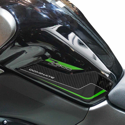Adesivi 3D Protezioni Laterali Serbatoio compatibili con Kawasaki Z900 2018-2024