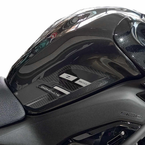 Adesivi 3D Protezioni Laterali Serbatoio moto compatibili con Kawasaki Z900 2025