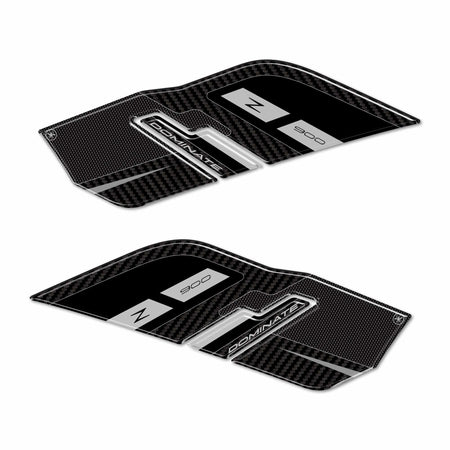 Adesivi 3D Protezioni Laterali Serbatoio moto compatibili con Kawasaki Z900 2025