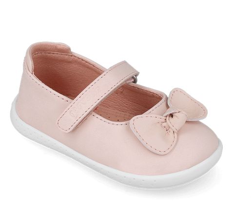 Bebè bambina barefoot primi passi rosa Garvalin