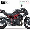 Adesivi 3D Protezioni Laterali Serbatoio moto compatibili con Kawasaki Z900 2025