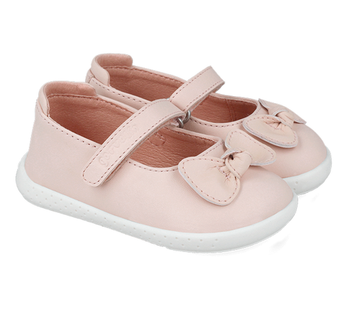 Bebè bambina barefoot primi passi rosa Garvalin