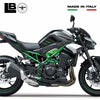 Adesivi 3D Protezioni Laterali Serbatoio moto compatibili con Kawasaki Z900 2025